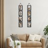 QUTREY Black 4x6 Hanging Picture Frames Set of 2, 4