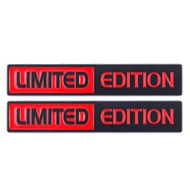 Pack of 2 Limited Edition Emblem Badge Sticker Fit for Universal Car Truck