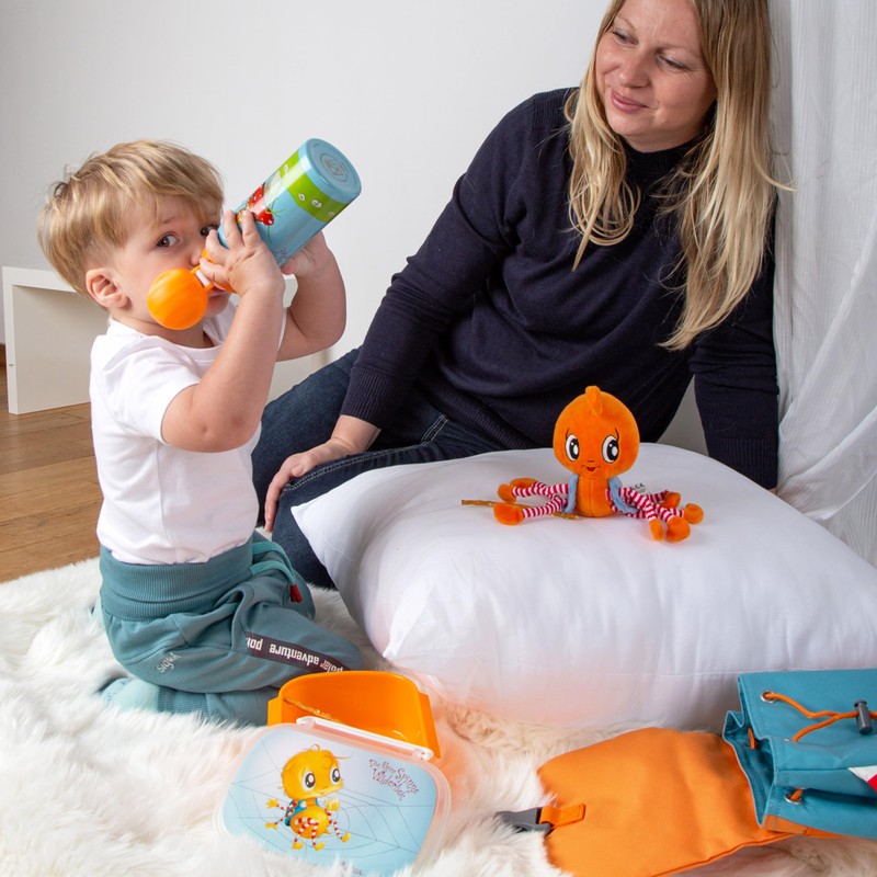 Sigikid Lunch Box with Clip Fastener The Little Spider