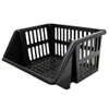Whitefurze Vegetable Rack, Black 35 cm