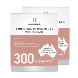 헬시하니엘 여성 프로바이오틱스 with 엽산 30포 2개 Healthy Haniel Women's Probiotics with Folic Acid 30 Pouches 2 Packs