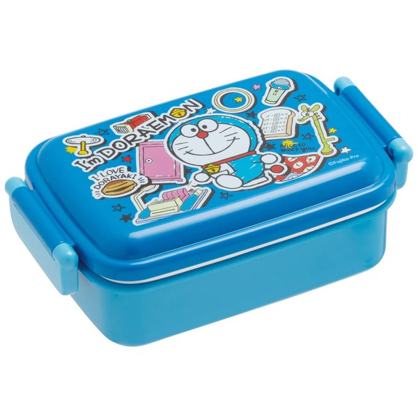 Skater RBF3ANAG-A Doraemon Bento Box, Stickers, 15.9 fl oz (450 ml), Antibacterial, For Kids, Made in Japan