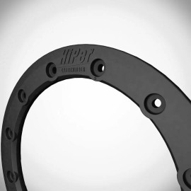 Hiper Racing CF1 Tech 3 Rear Replacement 9 Inch 9" Beadlock Wheel Ring Black