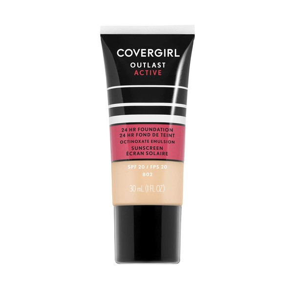 COVERGIRL Outlast Active Foundation, Golden Ivory, 1 Ounce