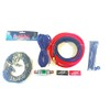 Oversized 8 Ga CCA AWG Amp Kit Twisted RCA Red