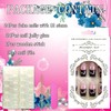 Press on Nails Square Medium Pink 24Pcs Glossy Full Cover