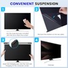 ZCAZY Hanging 32 Inch Computer Privacy Screen Filter, Hanging Computer