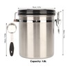 Airtight Stainless Steel Coffee Bean Container Coffee Canister Kitchen Food