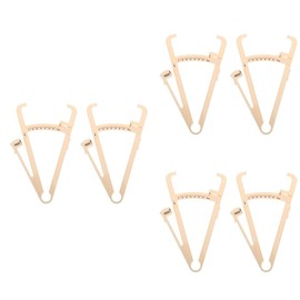 KOMBIUDA 6pcs Handheld Skinfold Caliper for Accurate Fat Measurement Portable Tester for Men Women Boys and Girls Body Measuring Device Metric Scale