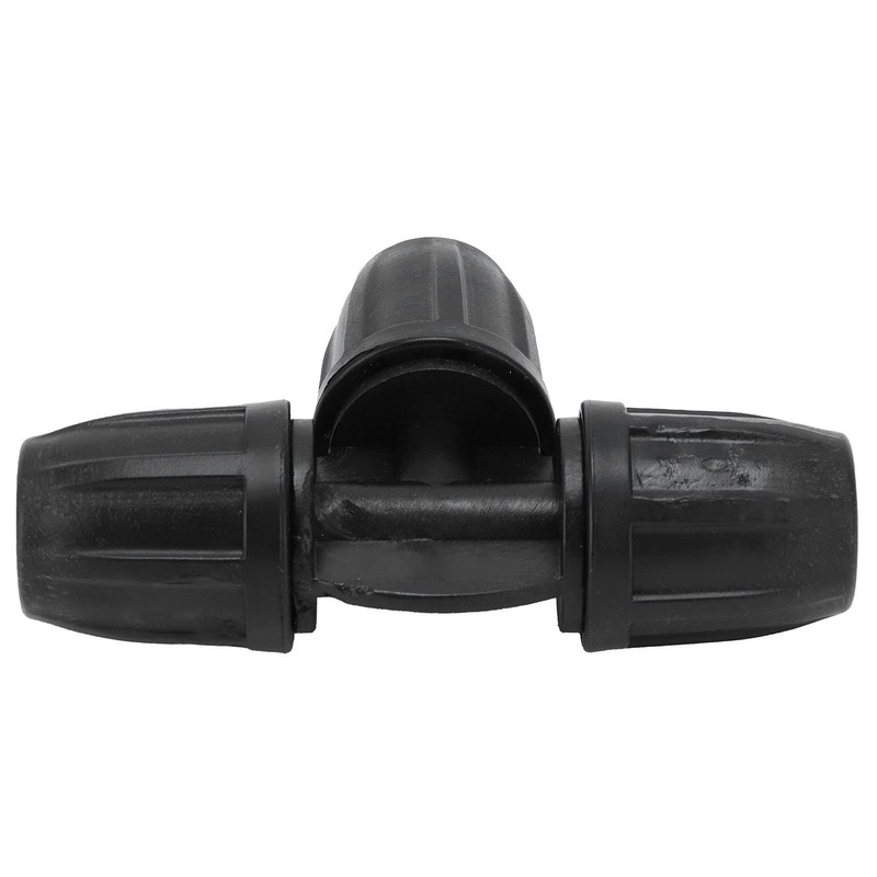 Tee Connector,10Pcs 8/11 Barbed Tee with Lock Pipe Connector 3-Way