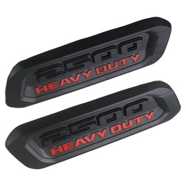 Hood Emblem and Badge (1 Pair) Compatible with 2019-2024 Ram DT 2500 Heavy Duty Truck Accessories Left&Right Side Nameplate Bezel
