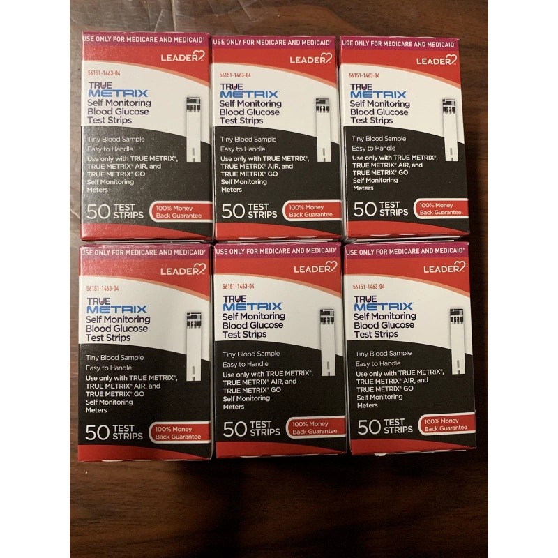 TRUE Metrix Blood Glucose 300 Test Strips Exp: 12/30/32026