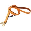 Characters Memorabilia Snoopy Neck Strap, Italian Leather, Genuine Leather, orange