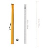 25-Foot Aluminum Grade Rod 6 Sections Telescopic 1/10ft Double-Sided Scale