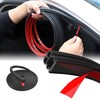 Car Door Seal Strip,Thickened Rubber Double Layer Vehicle Weather Stripping