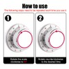 Kitchen Cooking Timers,Magnetic Adsorption Mechanical Desk Timer Stainless Steel Chassis