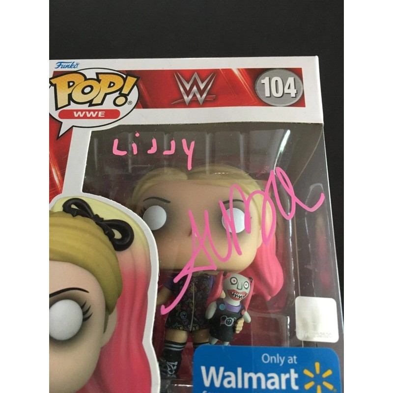 Funko ALEXA BLISS & "LILLY" AUTOGRAPHED #104 FUNKO POP J.S.A.