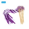 PATIKIL Fairy Wands, 24 Pack Ribbon Streamers with Bells Silk