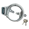 Bicycle Key Ring Lock Gray 43652