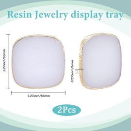 1 Piece Square Nail Art Mixing Palette for Nail Art Makeup Cosmetic