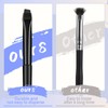 3Pcs Eyeliner Brush Kit, Professional Eyebrow Brush Flat &amp; Fine