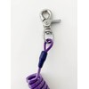 LLB SPORTS 2101 Coil Cord, Purple, S, Length: Approx. 8.3