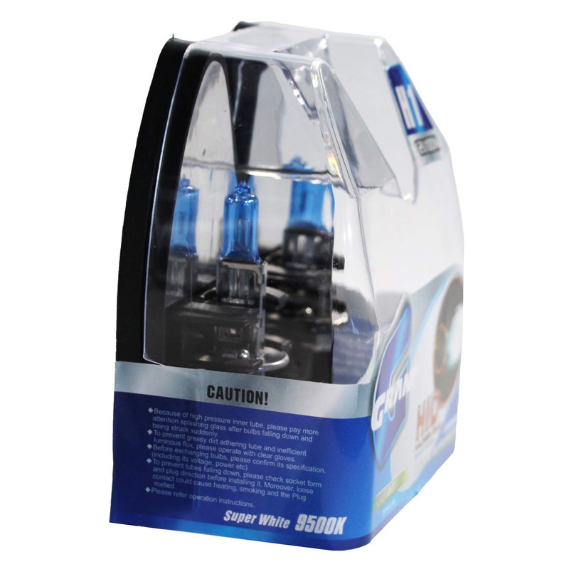 2 pieces Headlight Bulb 12 V 100 W, Super White