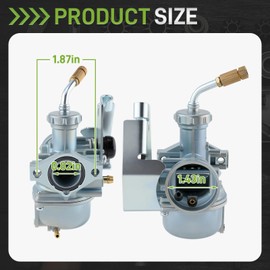 CARBBIA 15003-1694 Carburetor Carb Compatible with 2002-2020 Kawasaki KLX110 KLX 110 Engine Compatible with Suzuki DRZ110 Engine