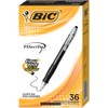 BIC Velocity Retractable Ball Pen, Medium Point (1.0mm), Black, 36-Count