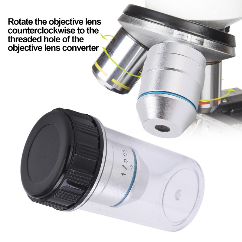 1X Microscope Objective Lens 195 Infinity Achromatic Low Power Objective