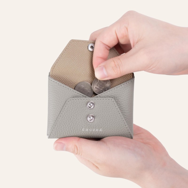 COGURE COPEC3 Card Case, Business Card Holder, Coin Purse, Genuine