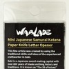 Wablade Mini Japanese Samurai Katana Sword Paper Knife Letter Opener