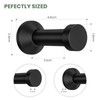 Dripex Towel Hooks Stainless Steel Coat Hooks Single Hook Maximum