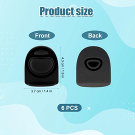 6pcs Water Bottle Stopper for Owala, 6 Colors Silicone Bottle Mouthpiece Lid Piece Cover Seal Replacement Parts BPA Free Mouth Cap Plug Rubber Gasket Accessories Compatible with Owala FreeSip 24/32oz