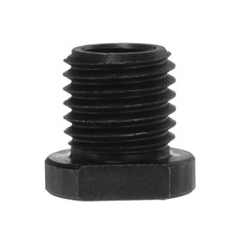 sourcing map M10 Female to M16 Male Adapter Polisher Adaptor Connecting Rotary Tool Attachment Thread Adapter Conversion Tool for Diamond Core Bit Polishing Pad Wheel, Black