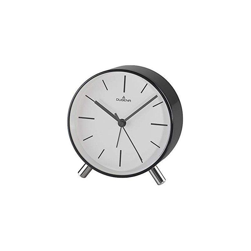 Dugena Quartz Alarm Clock 4460959 Sweeping Seconds with Alarm Clock