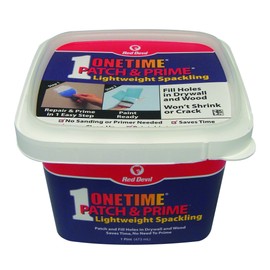 Red Devil 0540 ONETIME Patch & Prime Lightweight Spackling, Pack of 1, White