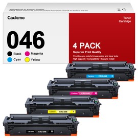 046 046H Toner Cartridge MF733Cdw Toner Replacement for Canon 046 Toner Cartridge Set Canon 046 046H Toner for Color ImageCLASS MF733Cdw MF731Cdw MF735Cdw Printer (4 Pack, Black Cyan Magenta Yellow)