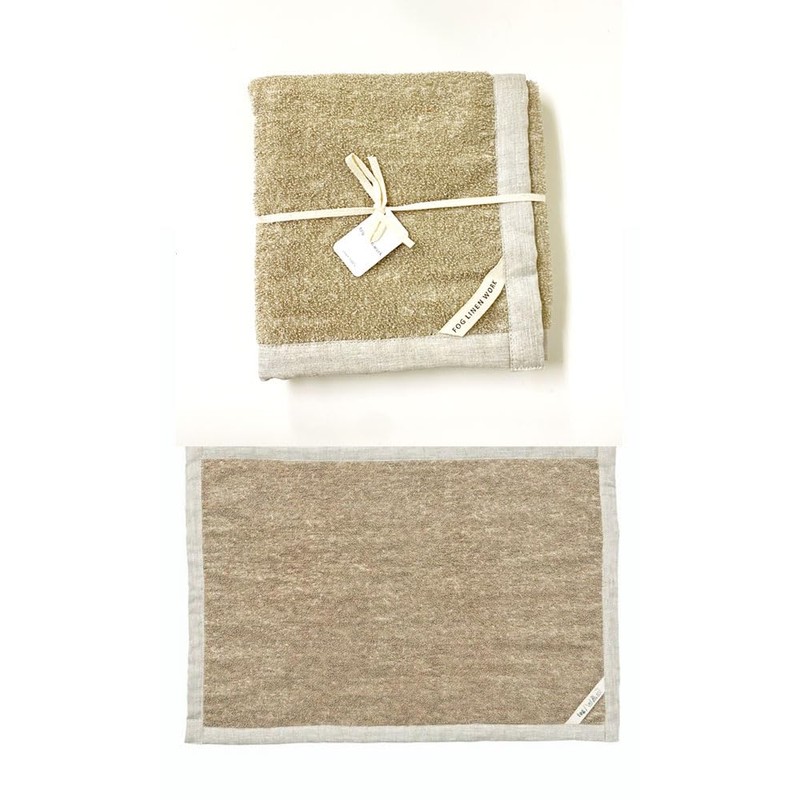 [ フォグ ] フォグリネンワーク fog linen work | 全２色 マッサージバスマット-N