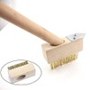 SENRISE Patio Weed Wire Brush Broom for Cleaning Block Paving/Patios