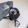 Jextech Mochila Con Cierre Esponjoso Gato Peluche Negro Muñeco 30cm