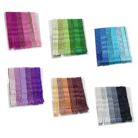 144 Pcs Colorful Glitter Hair Pins Assorted Color Styling Pins Colored Metal Bobby Pins Invisible Hair Pins Women Shiny Hairpins Secure Hold Bobby Pins