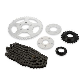 Chain Drive Transmission Sprocket Conversion Kit Belt to Chain Compatible with 2004-2023 Harley Sportster 72 48 Iron Roadster 883 1200 XL