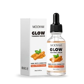 Serum Facial con Cúrcuma, Vitamina C y Niacinamide | Glycyrrhiza Uralensis | Apariencia de Piel Uniforme, Luminosidad y Textura | Skincare Coreano par