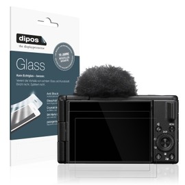 dipos I 2x Screen Protector 9H Clear Compatible with Sony ZV-1 II Protective Film Anti-Shock Film