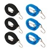 Bungee Cords with Hooks 6 Pack, Elastic Rope Bungee Straps