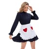 Nanxson Ladies Girls Kitchen Apron Retro Maid Costume Cooking Apron