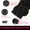 Lashey Body Wave Clip in Hair Extensions for Black Women,
