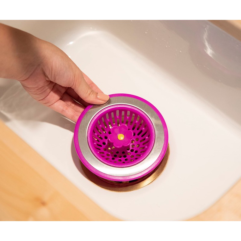 Joie Bloom Kitchen Sink Strainer Basket, Fits All Standard Sinks,