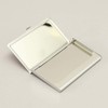 Agility affa "Piatto" Card Case, Business Card Holder, Stainless Steel,